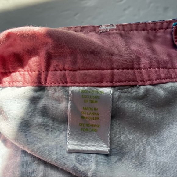 LILLY PULITZER Blue and White Shell Sailors Valentine Print Shorts Size 0 - Picture 5 of 8